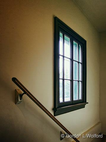 Stairwell Window_00103.jpg - Photographed at the Heritage House Museum in Smiths Falls, Ontario, Canada.